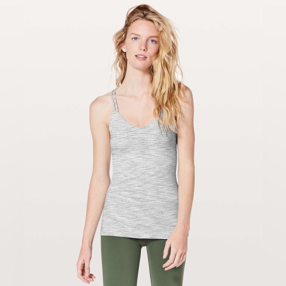 Lululemon Create Your Calm Tank Wee Are From Space Nimbus Battleship Size 4 - Picture 1 of 6